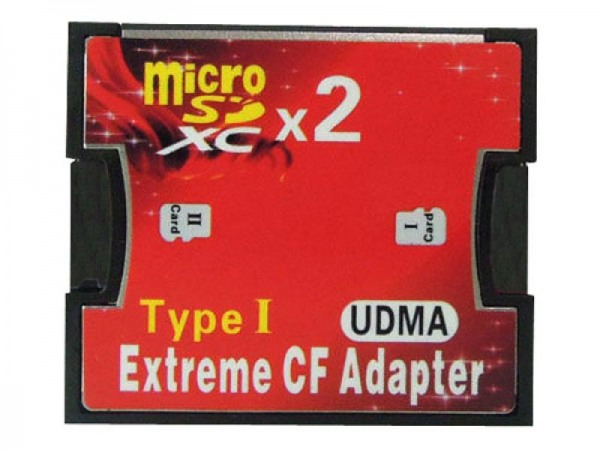 CF Adapter auf Micro SD (2x Micro Sd Card)