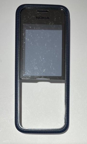 Nokia 6233 Original Frontcover Blau Schwarz