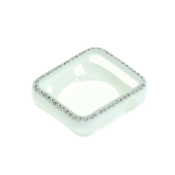 TPU Case f. Apple Watch 42mm mit Strasssteinchen