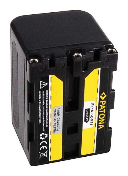 Akku 2600mAh f. Sony NP-FM71, NP-QM71, NP-FM70, NP-QM70
