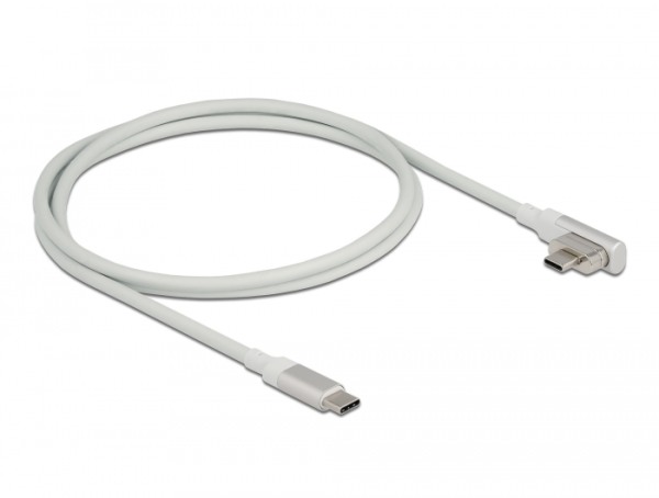 Magnetisches Thunderbolt 3 USB-C Kabel 4K 60 Hz Stecker zu Stecker gewinkelt 1,20 m f. MacBook Pro 13" (2021)