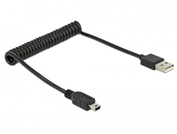Spiral USB Datenkabel f. Canon PowerShot A3150 IS