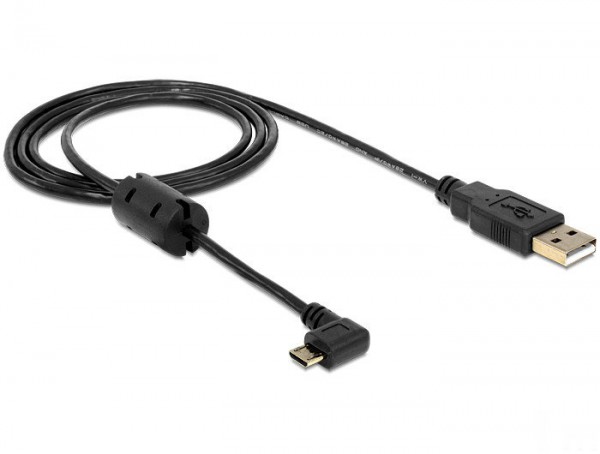 USB ladekabel Winkelstecker seitlich vergoldet f. Bryton Rider 410
