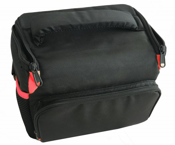 Tasche schwarz rot f. Leica Digilux 2